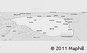 Silver Style Panoramic Map of Leua