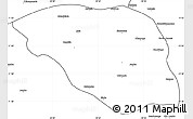 Blank Simple Map of Leua