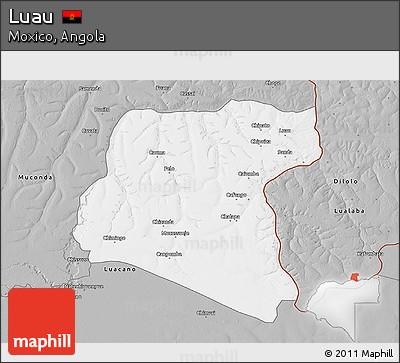 Gray 3D Map of Luau