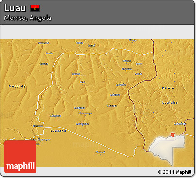 Physical 3D Map of Luau