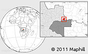 Blank Location Map of Luau, highlighted country, highlighted parent region