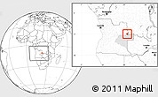 Blank Location Map of Luau, highlighted parent region, within the entire country
