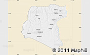 Classic Style Map of Luau, single color outside