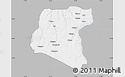 Gray Map of Luau, single color outside