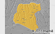 Physical Map of Luau, desaturated