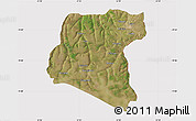 Satellite Map of Luau, cropped outside
