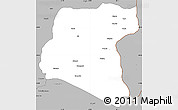 Gray Simple Map of Luau