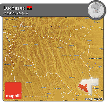 Physical Map of Luchazes