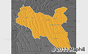 Political Map of Luchazes, darken, desaturated