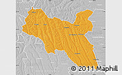 Political Map of Luchazes, lighten, desaturated