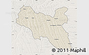 Shaded Relief Map of Luchazes, lighten
