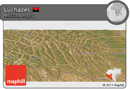 Satellite Panoramic Map of Luchazes