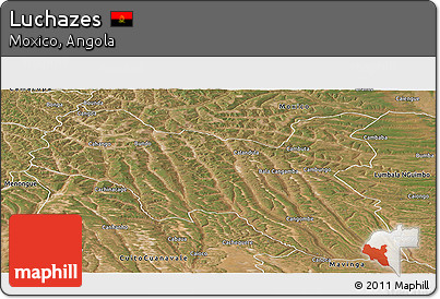 Satellite Panoramic Map of Luchazes