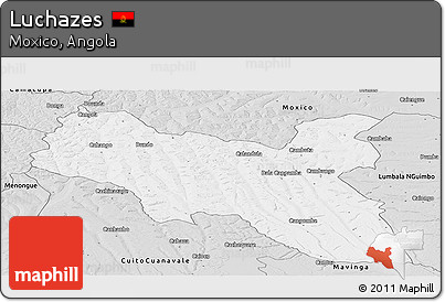 Silver Style Panoramic Map of Luchazes