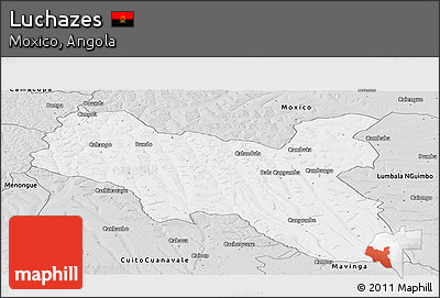 Silver Style Panoramic Map of Luchazes