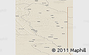 Shaded Relief Panoramic Map of Lumbala N'Guimbo