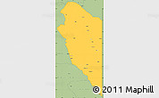 Savanna Style Simple Map of Lumbala N'Guimbo