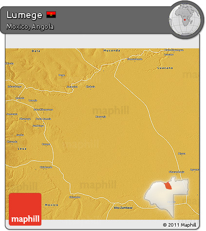 Physical 3D Map of Lumege