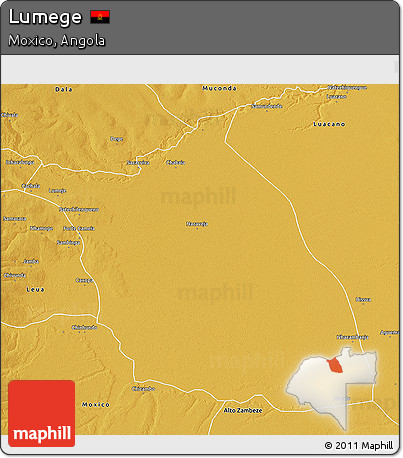 Physical 3D Map of Lumege