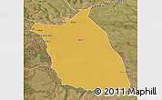 Physical 3D Map of Lumege, satellite outside