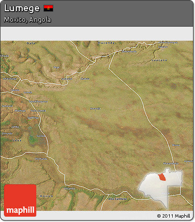 Satellite 3D Map of Lumege