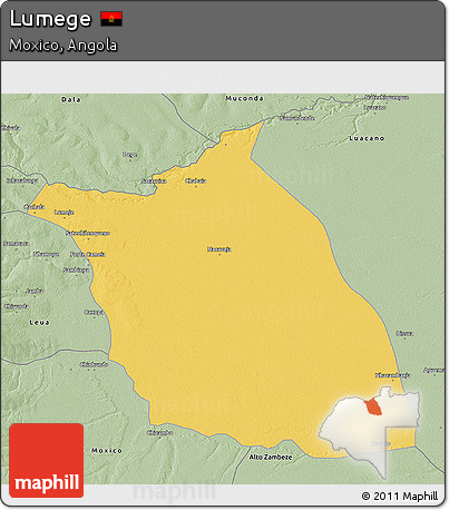 Savanna Style 3D Map of Lumege