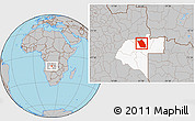 Gray Location Map of Lumege, highlighted parent region