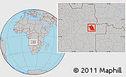 Gray Location Map of Lumege