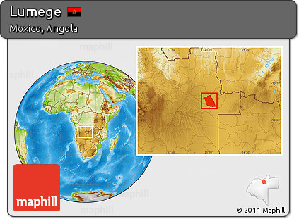 Physical Location Map of Lumege