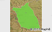 Political Map of Lumege, satellite outside