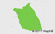 Political Map of Lumege, single color outside