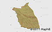 Satellite Map of Lumege, single color outside