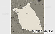 Shaded Relief Map of Lumege, darken