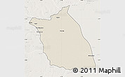 Shaded Relief Map of Lumege, lighten