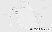 Silver Style Map of Lumege, single color outside