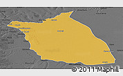 Physical Panoramic Map of Lumege, darken, desaturated
