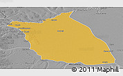 Physical Panoramic Map of Lumege, desaturated