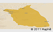 Physical Panoramic Map of Lumege, lighten