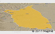 Physical Panoramic Map of Lumege, semi-desaturated