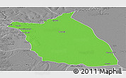 Political Panoramic Map of Lumege, desaturated