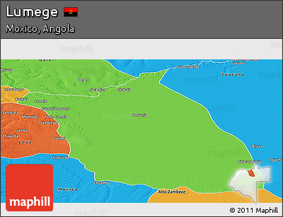 Political Panoramic Map of Lumege