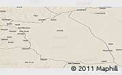 Shaded Relief Panoramic Map of Lumege