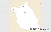 Classic Style Simple Map of Lumege, single color outside