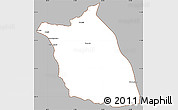 Gray Simple Map of Lumege, cropped outside