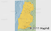 Savanna Style 3D Map of Namibe