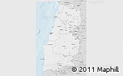Silver Style 3D Map of Namibe