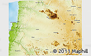 Physical 3D Map of Camacuio