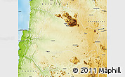 Physical Map of Camacuio
