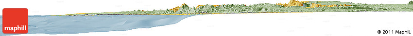 Savanna Style Horizon Map of Namibe