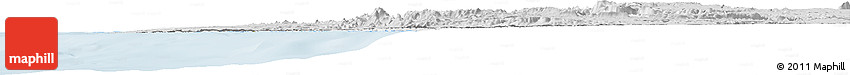 Silver Style Horizon Map of Namibe